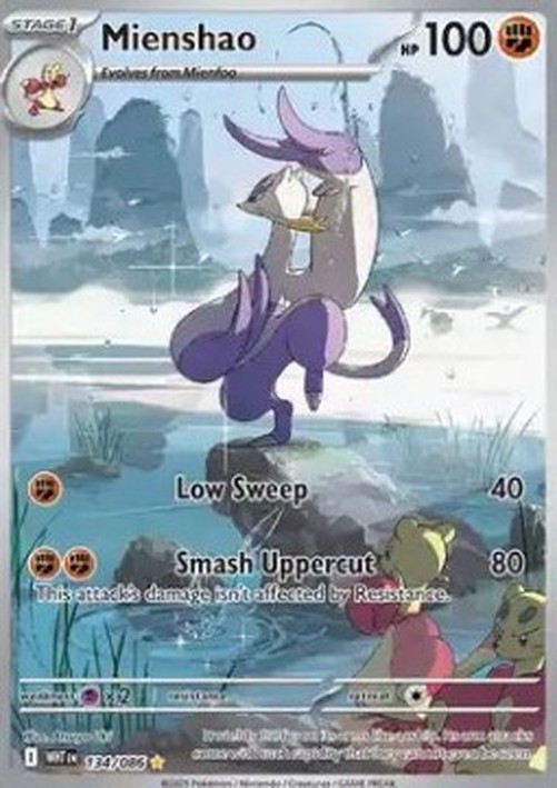 Pokemon Mienshao  (WHT 134)