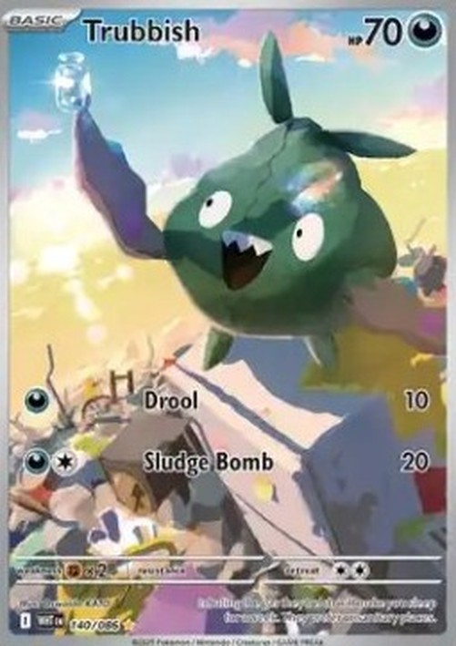 Pokemon Trubbish (WHT 140)