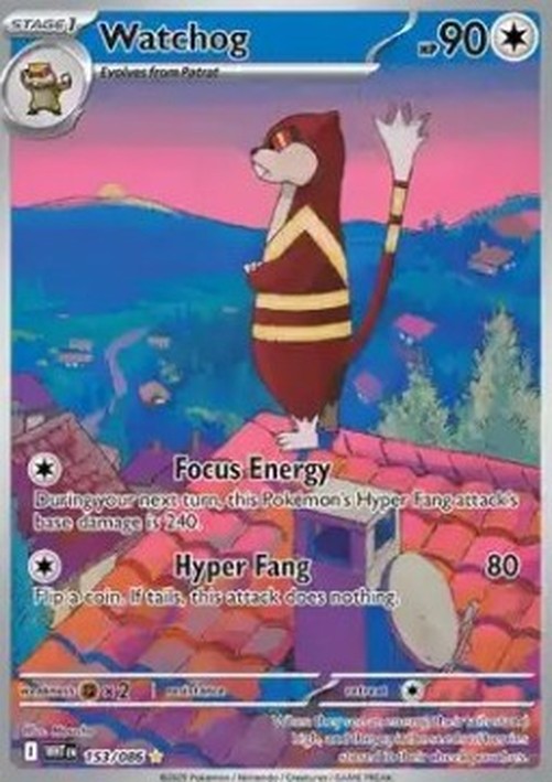 Pokemon Watchog (WHT 153)