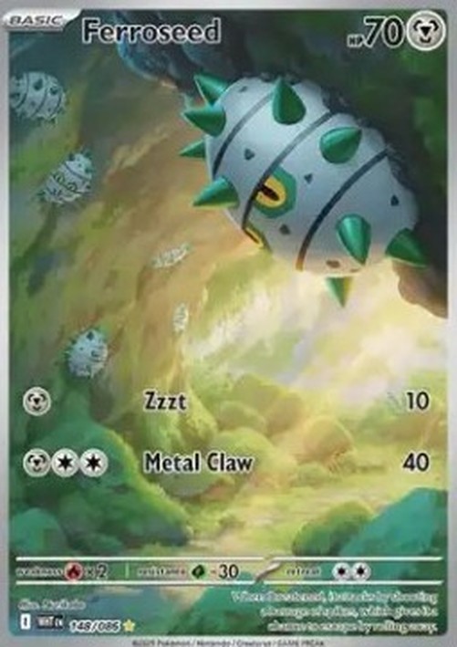 Pokemon Ferroseed  (WHT 148)