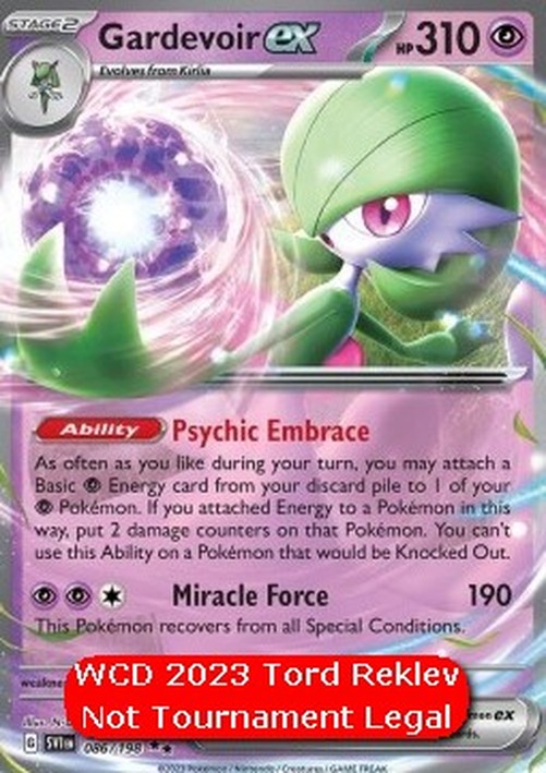 Pokemon Gardevoir ex (WCD23 SVI 086)