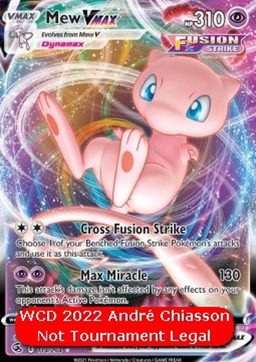 Pokemon Mew VMAX  (WCD22 FST 114)