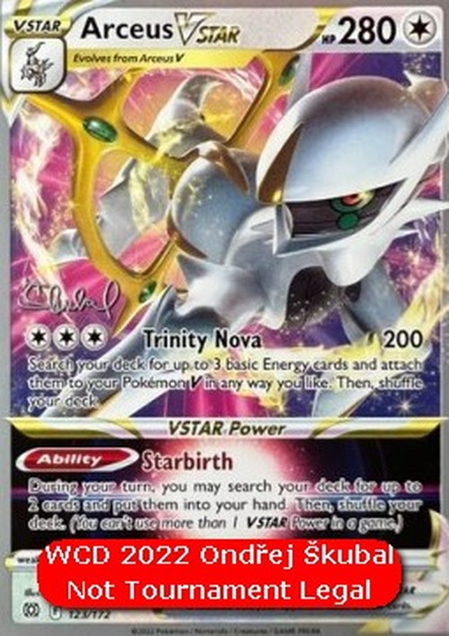 Pokemon Arceus VSTAR  (WCD22 BRS 123)