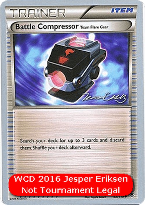 Pokemon Battle Compressor Team Flare Gear (WCD16 PHF 92)