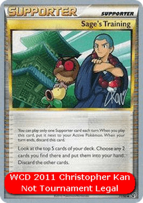Pokemon Sage's Training (WCD11 UD 77)