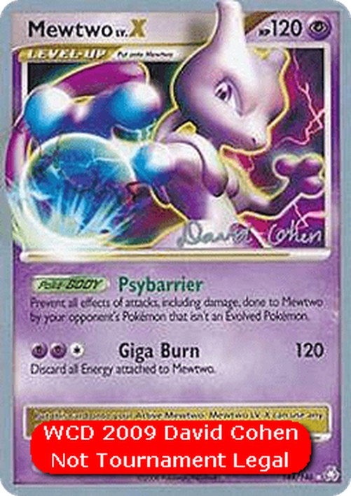 Pokemon Mewtwo LV.X (WCD09 LA 144)