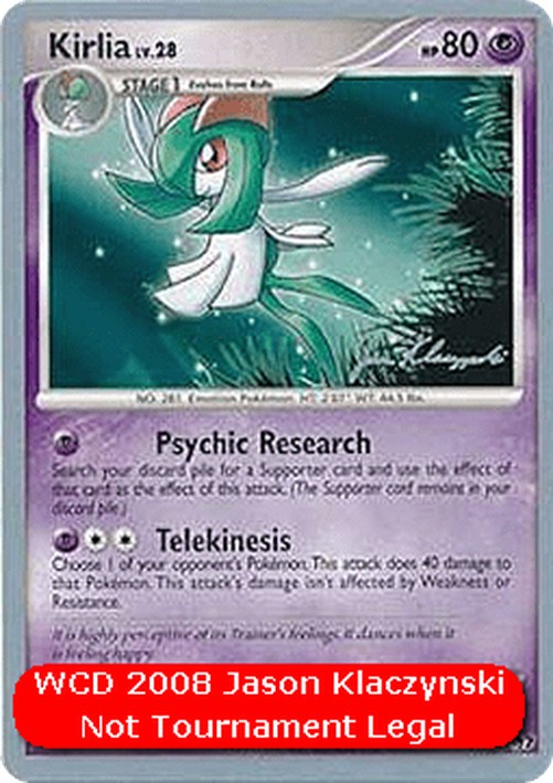 Pokemon Kirlia Lv.28  (WCD08 POP7 8)