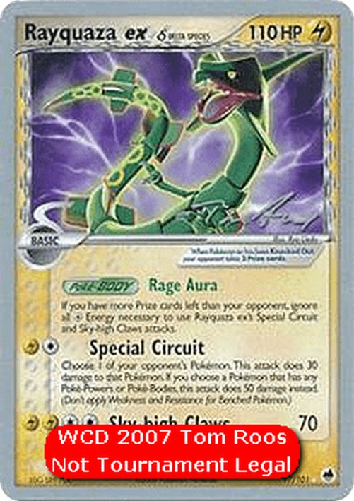 Pokemon Rayquaza ex δ Delta Species (WCD07 DF 97)