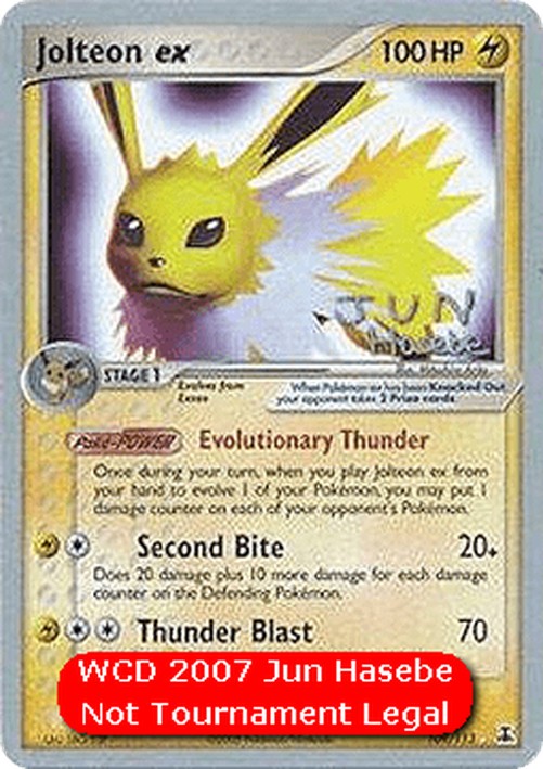 Pokemon Jolteon ex (WCD07 DS 109)