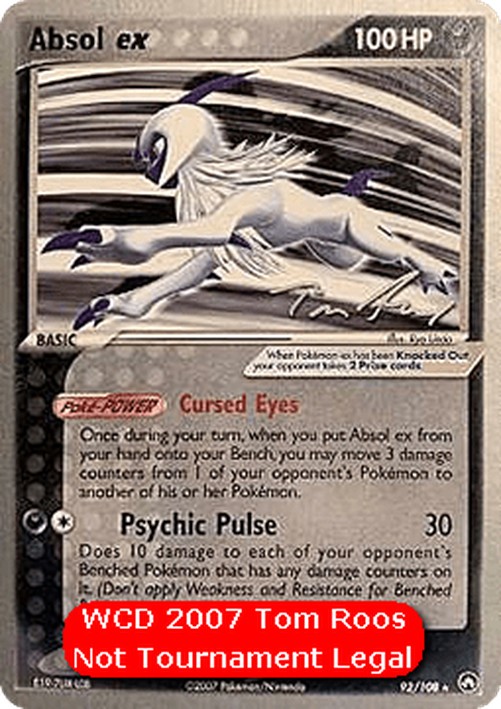 Pokemon Absol ex  (WCD07 PK 92)