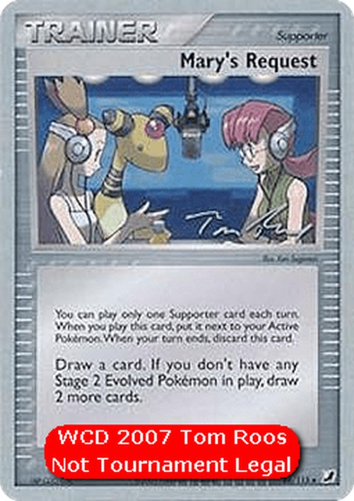 Pokemon Mary's Request (WCD07 UF 86)
