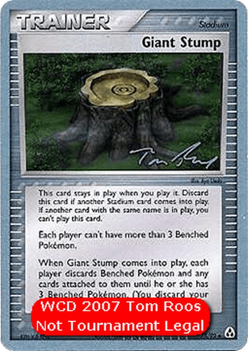 Pokemon Giant Stump (WCD07 LM 75)