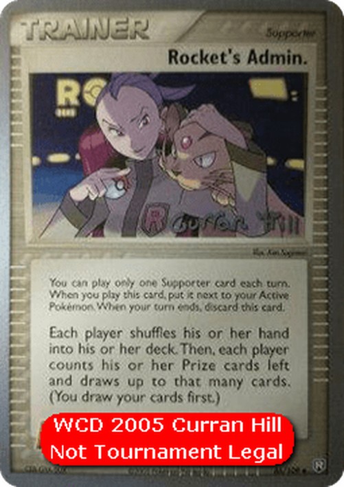 Pokemon Rocket's Admin. (WCD05 TRR 86)