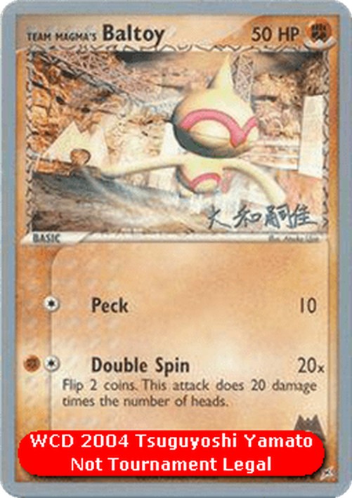 Pokemon Team Magma's Baltoy (WCD04 MA 60)
