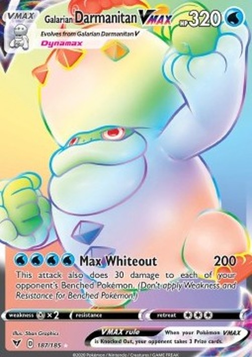 Pokemon Galarian Darmanitan VMAX  (VIV 187)