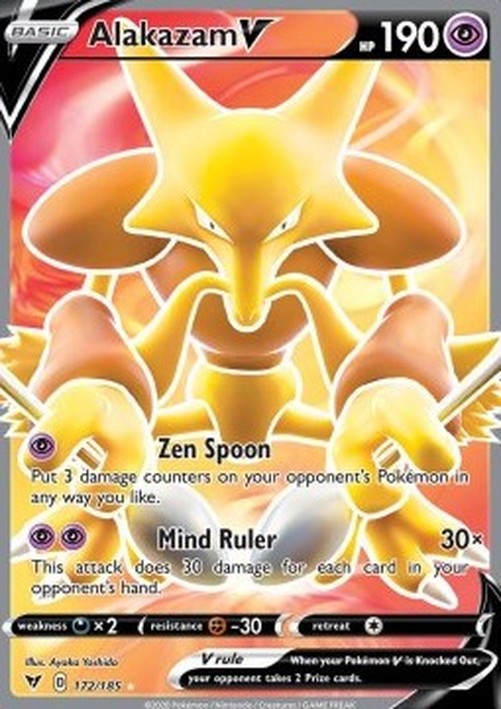 Pokemon Alakazam V  (VIV 172)