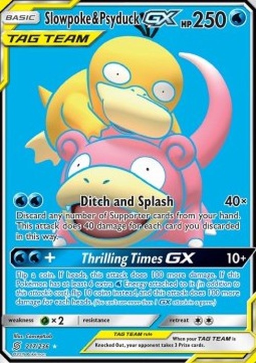 Pokemon Slowpoke & Psyduck GX (UNM 217)