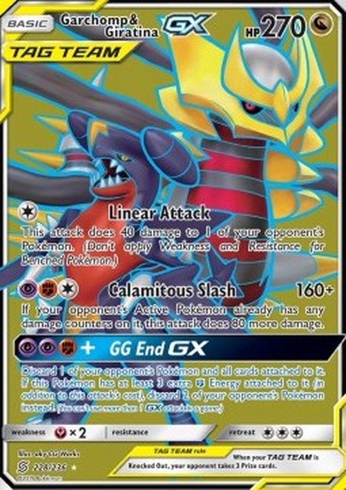 Pokemon Garchomp & Giratina GX (UNM 228)
