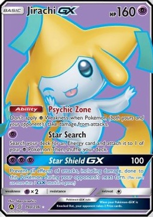 Pokemon Jirachi GX (UNM 79a)
