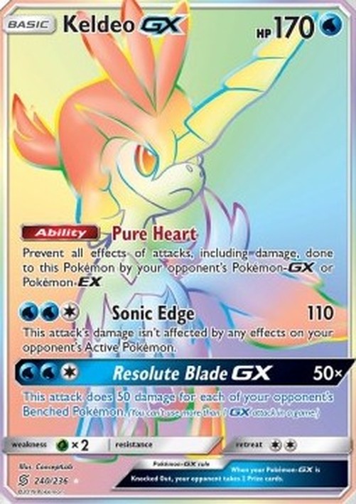Pokemon Keldeo GX  (UNM 240)