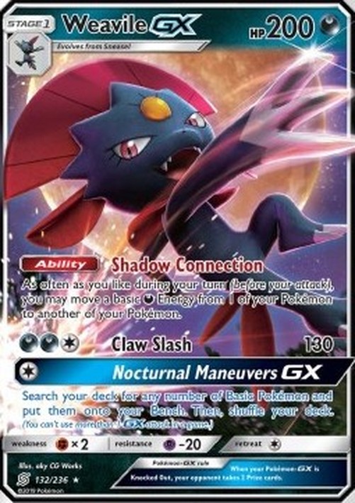 Pokemon Weavile GX  (UNM 132)