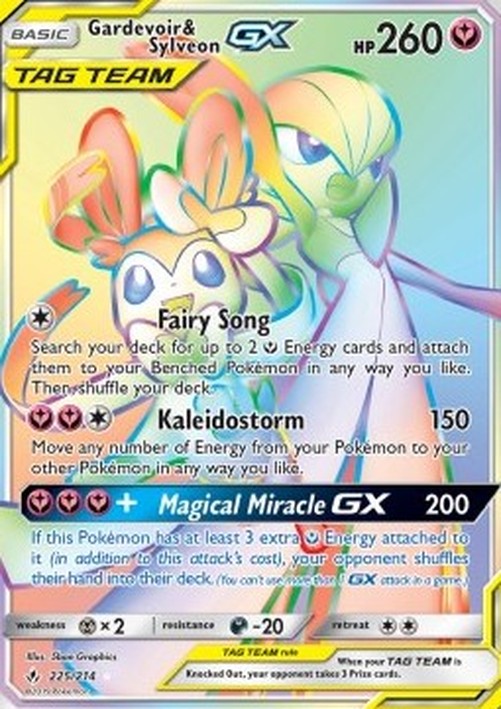 Pokemon Gardevoir & Sylveon GX (UNB 225)