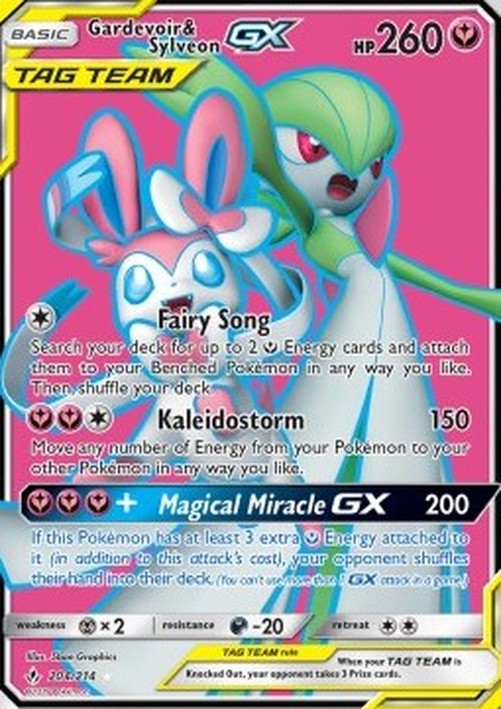 Pokemon Gardevoir & Sylveon GX (UNB 204)