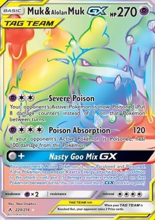 Pokemon Muk & Alolan Muk GX (UNB 220)