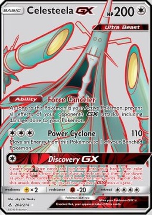 Pokemon Celesteela GX  (UNB 208)