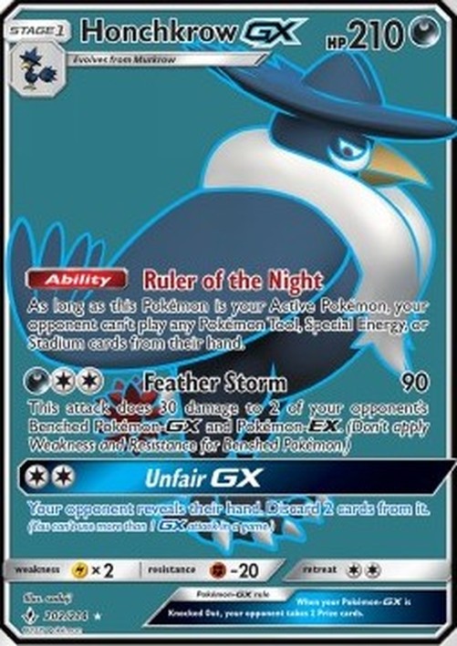 Pokemon Honchkrow GX (UNB 202)