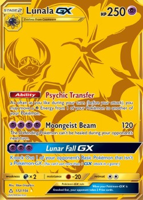 Pokemon Lunala GX  (UPR 172)