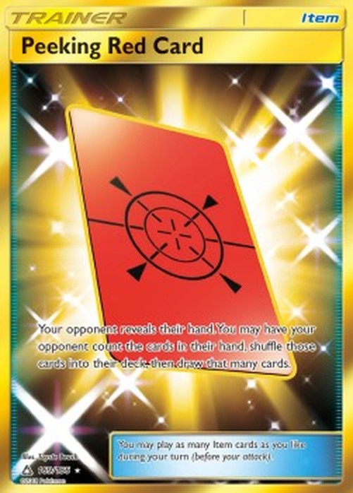 Pokemon Peeking Red Card (UPR 169)