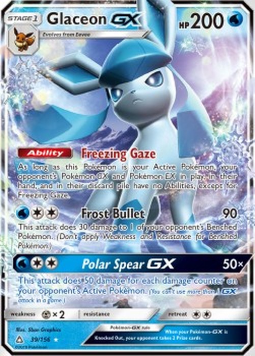 Pokemon Glaceon GX  (UPR 39)