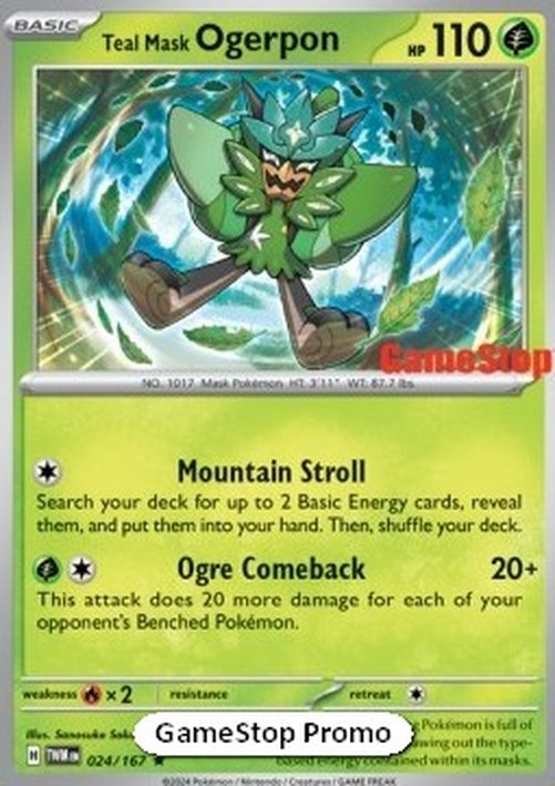 Pokemon Teal Mask Ogerpon (TWM 024)