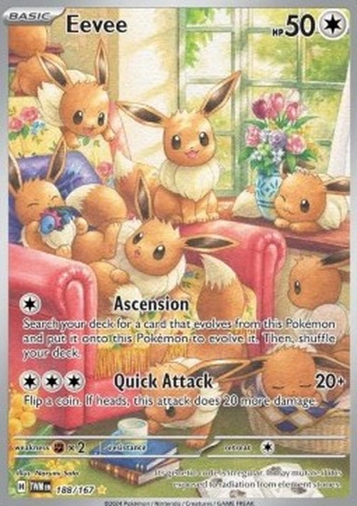 Pokemon Eevee  (TWM 188)