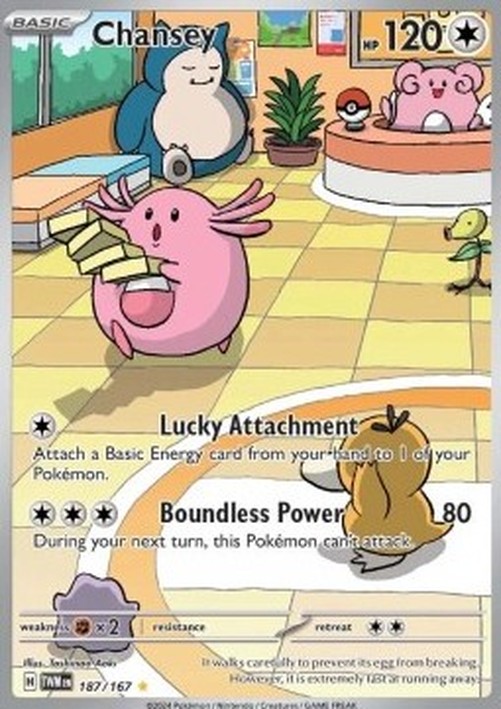 Pokemon Chansey  (TWM 187)