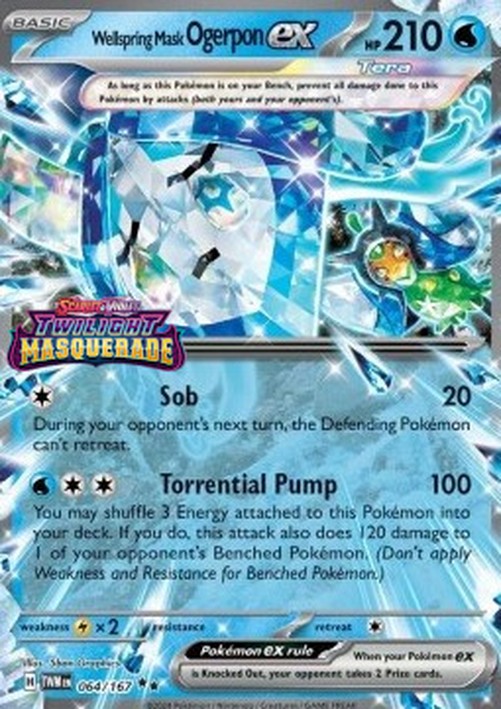 Pokemon Wellspring Mask Ogerpon ex  (TWM 064)
