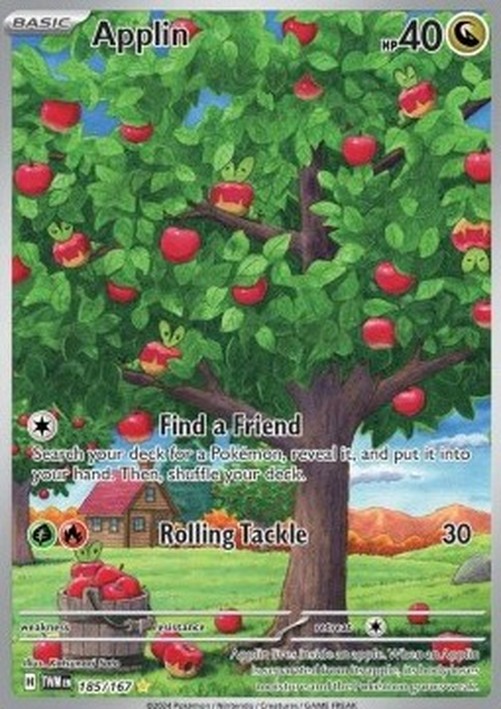 Pokemon Applin  (TWM 185)