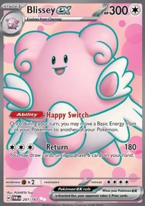 Pokemon Blissey ex (TWM 201)
