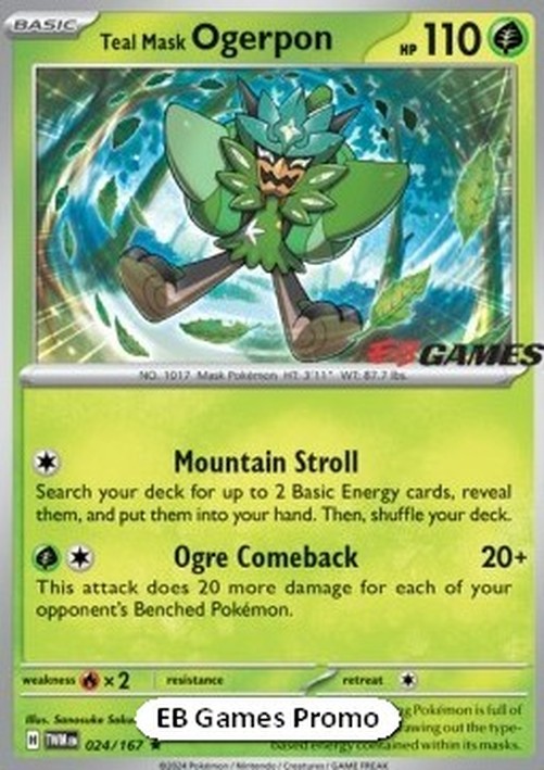 Pokemon Teal Mask Ogerpon  (TWM 024)