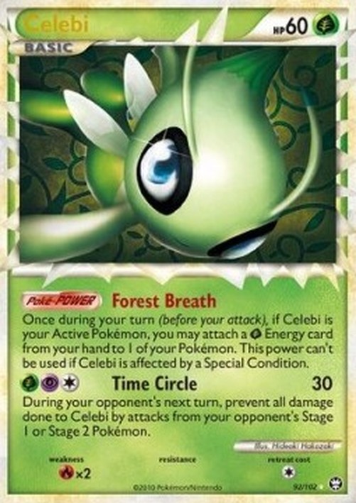 Pokemon Celebi  (TM 92)