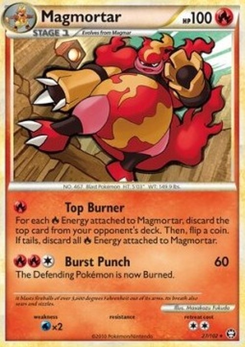 Pokemon Magmortar  (TM 27)