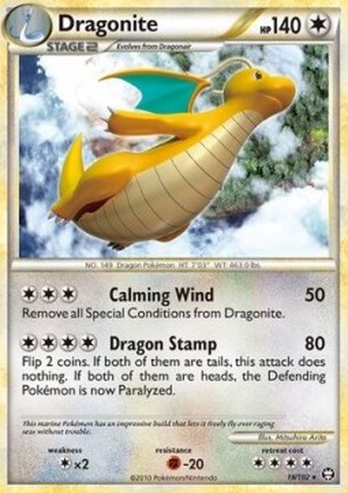 Pokemon Dragonite  (TM 18)