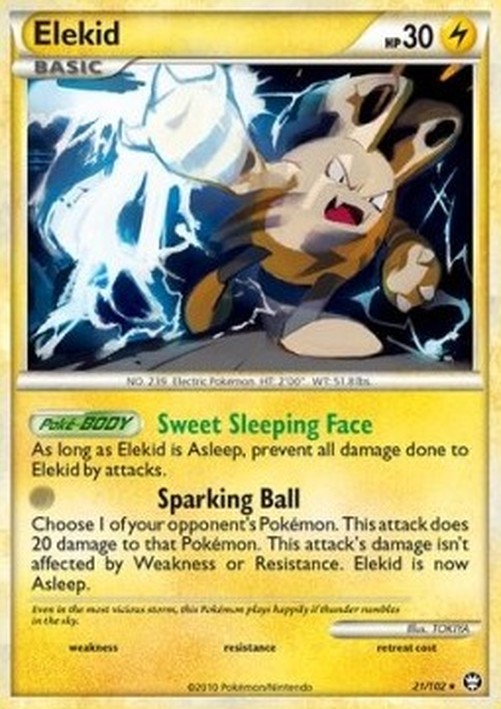 Pokemon Elekid  (TM 21)