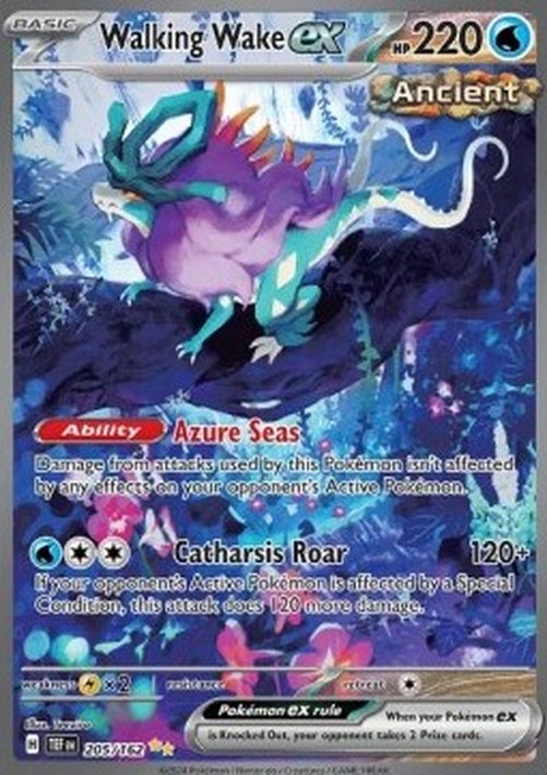Pokemon Walking Wake ex  (TEF 205)