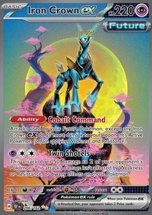 Pokemon Iron Crown ex (TEF 206)