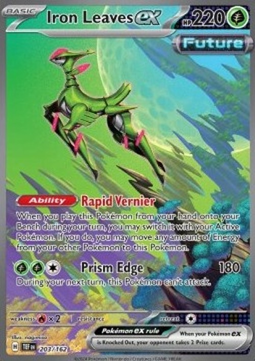 Pokemon Iron Leaves ex (TEF 203)