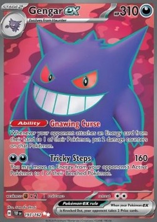 Pokemon Gengar ex  (TEF 193)