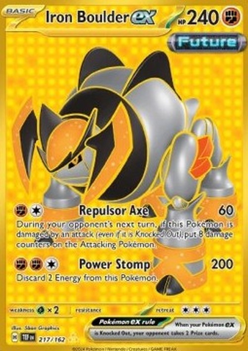 Pokemon Iron Boulder ex  (TEF 217)