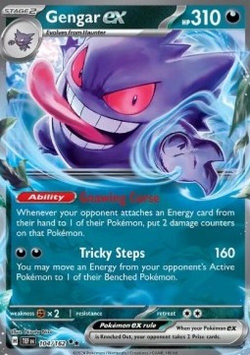 Pokemon Gengar ex (TEF 104)